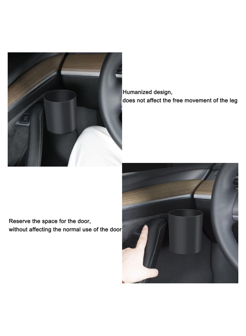Excefore Tesla Model 3 Model Y Cup Holder, Car Door Cup Holder Bottles Expander Organizer, Water Holder Accessories for Automotive Left or Right Door (2PCS)  - Image 4