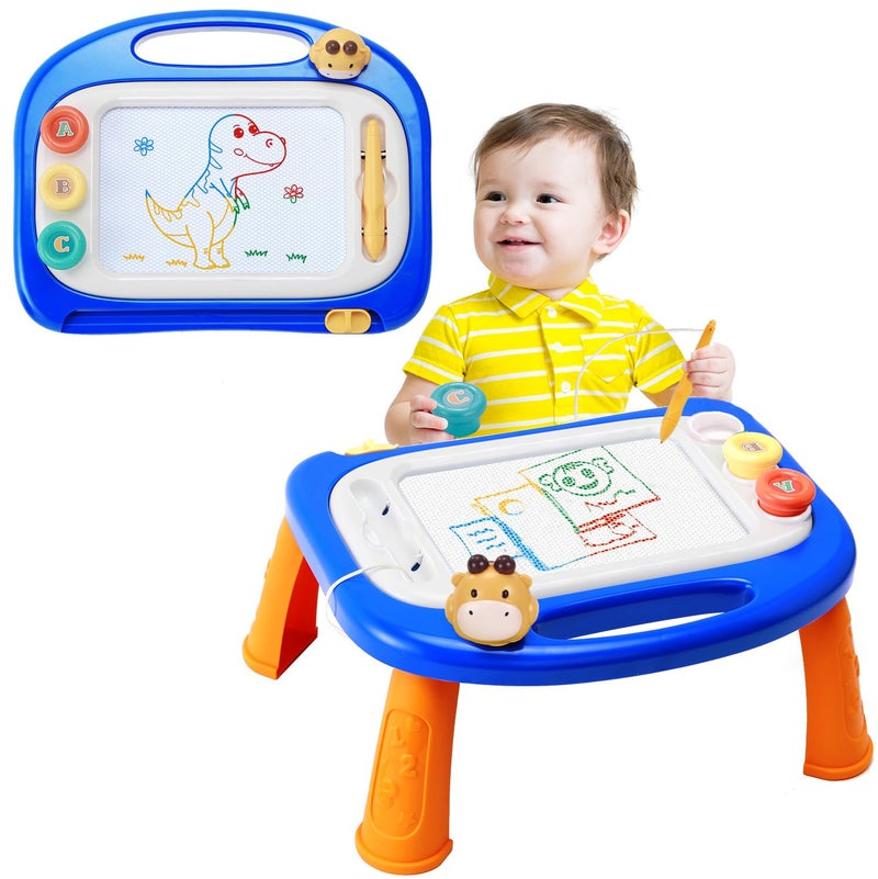 vusum Toddler Toys for 18M+ 2 3 Year Old Boys&Girls, Magnetic Drawing Doodle Board Kids Toy Etch A Pad Sketch,Toddle Boy Toy for Educational Learning of Age 18M+ 2 3 4 Boys & Girls Birthday - Image 1