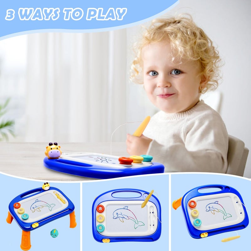 vusum Toddler Toys for 18M+ 2 3 Year Old Boys&Girls, Magnetic Drawing Doodle Board Kids Toy Etch A Pad Sketch,Toddle Boy Toy for Educational Learning of Age 18M+ 2 3 4 Boys & Girls Birthday - Image 4