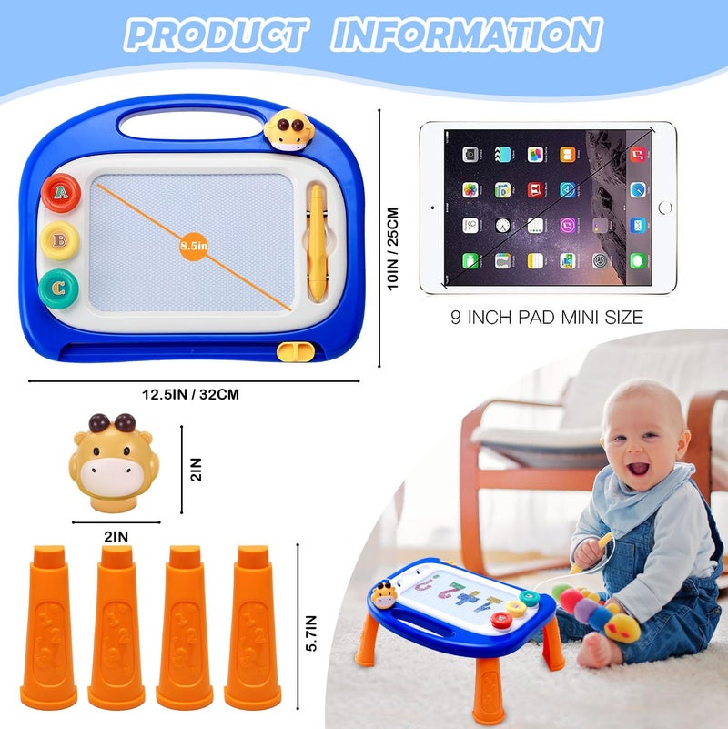vusum Toddler Toys for 18M+ 2 3 Year Old Boys&Girls, Magnetic Drawing Doodle Board Kids Toy Etch A Pad Sketch,Toddle Boy Toy for Educational Learning of Age 18M+ 2 3 4 Boys & Girls Birthday - Image 3