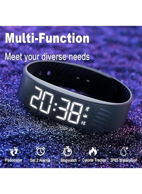 Vibrating Alarm Wristband Silent Vibrating Alarm Clock Watch For Heavy Sleepers Rechargeable, Waterproof, Comfortable For All-Night Wear Best Wrist Vibrating Alarm Wristband Silent Vibrating Alarm Clock Watch For Heavy Sleepers Rechargeable, Waterproof, Comfortable For All-Night Wear Best Wrist