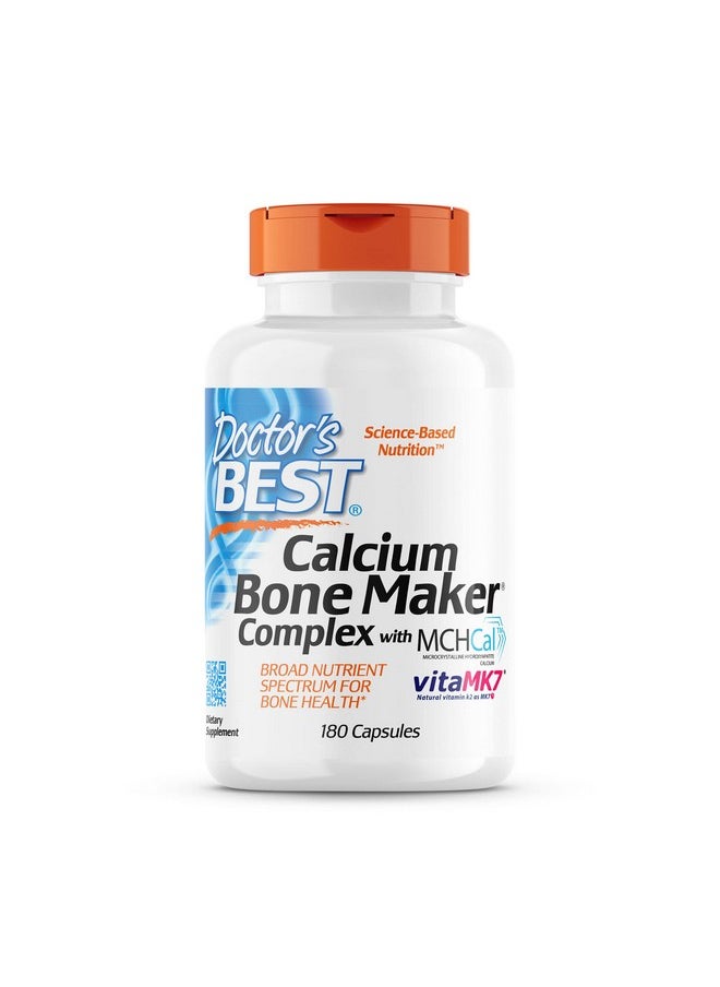 Calcium Bone Maker Complex With Mchcal Supports Bone Health Muscular Skeletal & Vascular Health 180 Caps