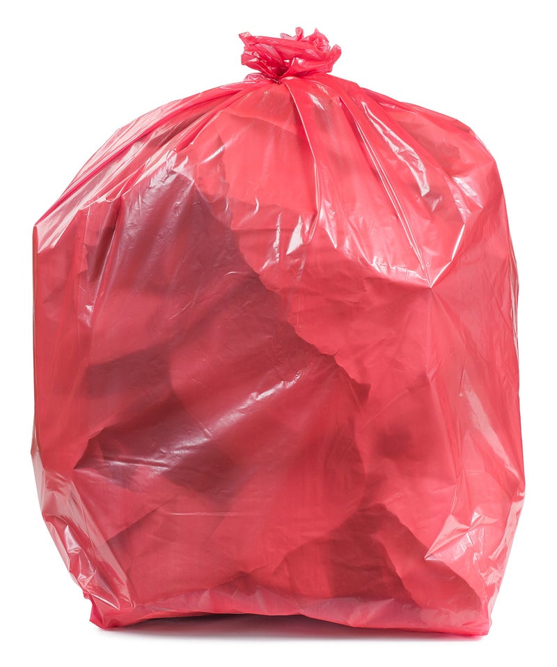 Plasticplace 3233 Gallon Trash Bags 15 Mil Red Garbage Can Liners 33 x 39 100 Count
