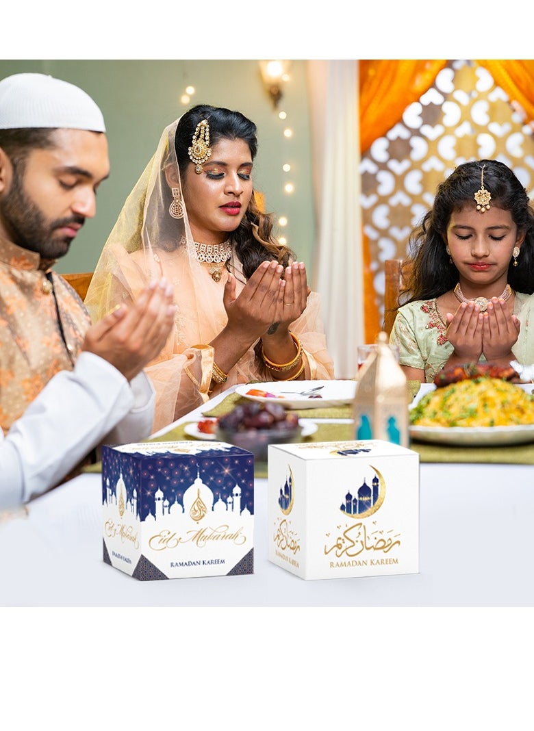 Y&D 12 Pcs Ramadan Kareem Castle Candy Gift Paper Box Party Decoration Paper Box  - Image 5