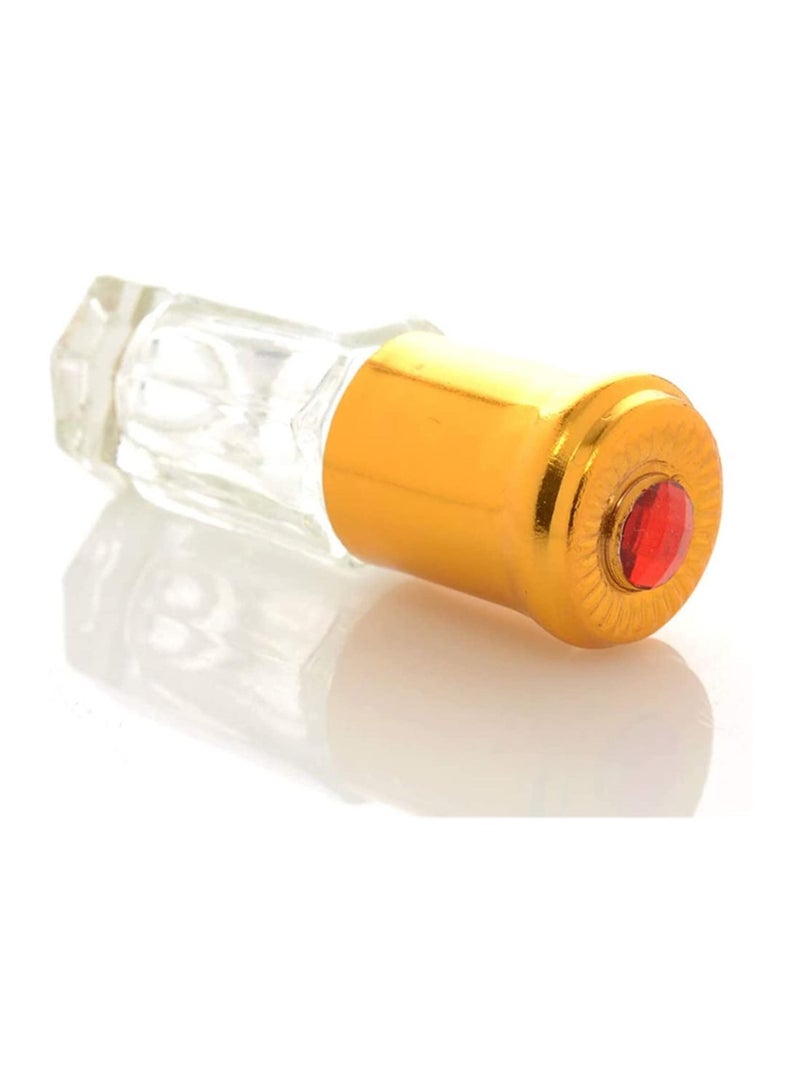 Generic 10 Pcs Glasses Roll on Bottles Refillable Empty Perfume Bottle Travel Essential Oil Roller Bottles Perfumes Bottles Container 3 ml Random Color  - Image 2