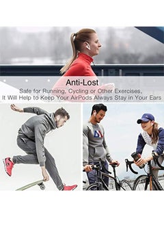 OMEVE Ear Hooks Compatible with Apple AirPods 1,2,3,Pro and Pro 2,Anti-Slip Sports Ear Hooks for AirPods 1,2,3 Pro and Pro 2-White  - Image 4