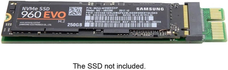 JSER NGFF M-Key NVME AHCI SSD to PCI-E 3.0 1x PCIE4.0 x1 Vertical Adapter Compatible for XP941 SM951 PM951 960 EVO SSD - Image 4