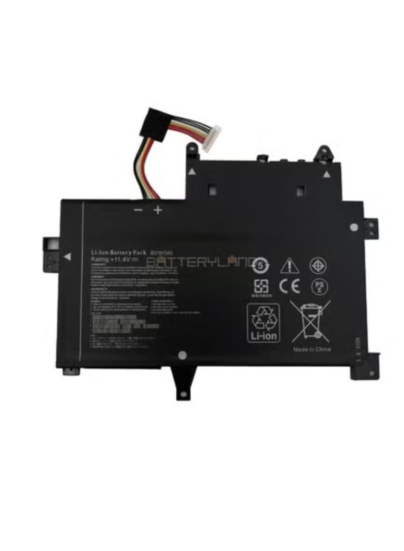 Terabyte بطارية لابتوب بديلة B31N1345 B31BN9H 0B200 00990100 لأجهزة Asus TP500L TP500LA TP500LB TP500LN TP500LA EB31T TP500LA DS71T UB31T FH31T AB53T 11.4V 38Wh - Image 1