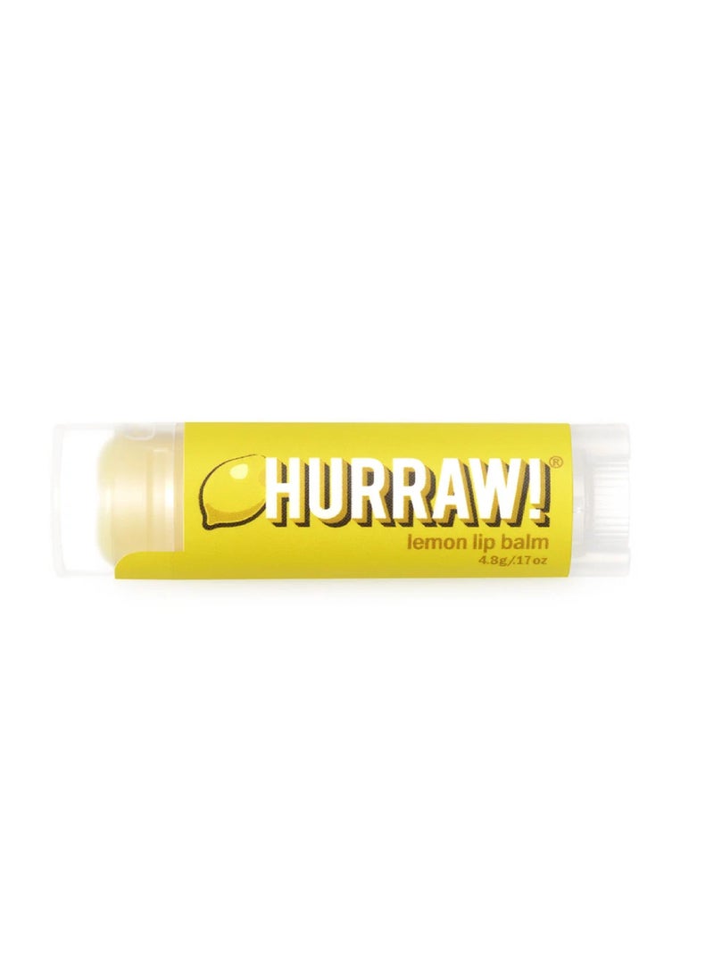 Hurraw! Lemon Lip Balm 4.8g