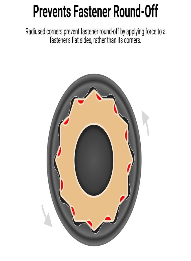TEKTON 1/4 Inch Drive x 7/16 Inch 12-Point Impact Socket | SID02211 - Image 5