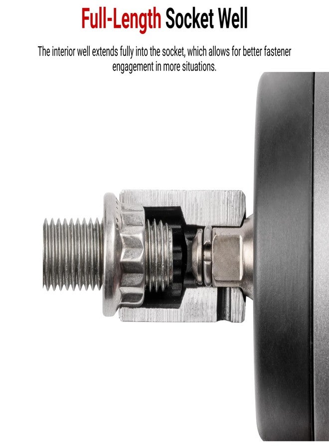 TEKTON 1/4 Inch Drive x 7/16 Inch 12-Point Impact Socket | SID02211 - Image 3