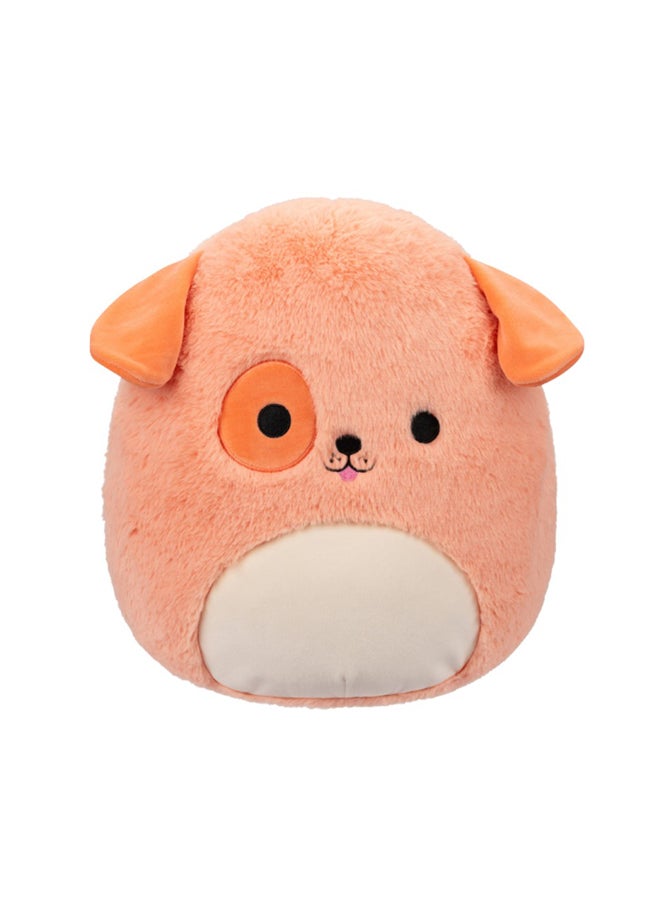 Squishmallows - 12 inch Drella Peach Dog Fuzzamallow , Officially Licensed Kellytoy Plush Toy, Colorful Soft Toy, Gift for Kids, Girls & Boys Washable Squishy Stuff Toy Multicolor All Age - Image 1