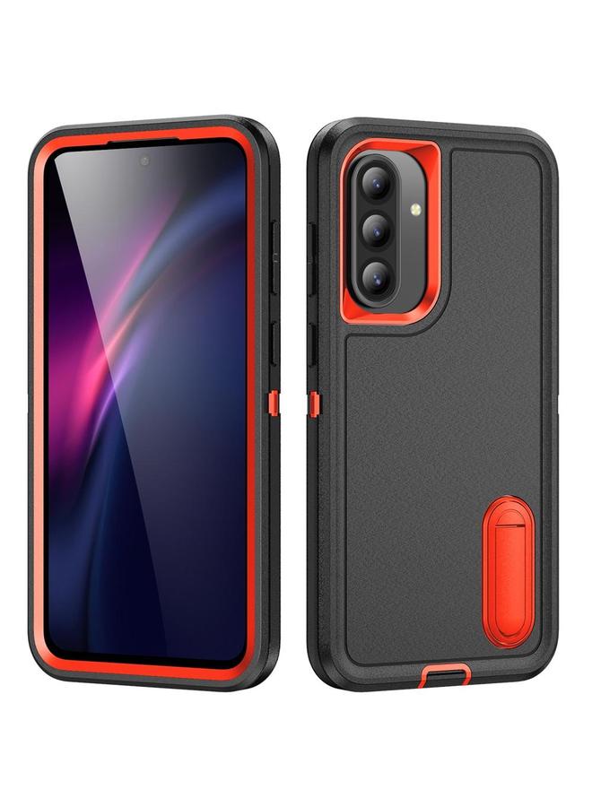 S-TOP Case For Samsung Galaxy A56 5G Rugged PC Hybrid Silicone Phone Case with Holder - Image 1