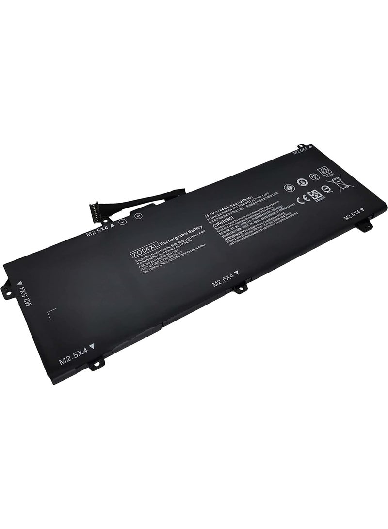 بطارية كمبيوتر محمول ZO04XL ZO04 808396-421 (بجهد 15.2 فولت، سعة 4210 مللي أمبير/ساعة - 64 وات/ساعة، مكونة من 4 خلايا) متوافقة مع سلسلة محطات العمل المحمولة HP ZBook Studio G4. - Image 1