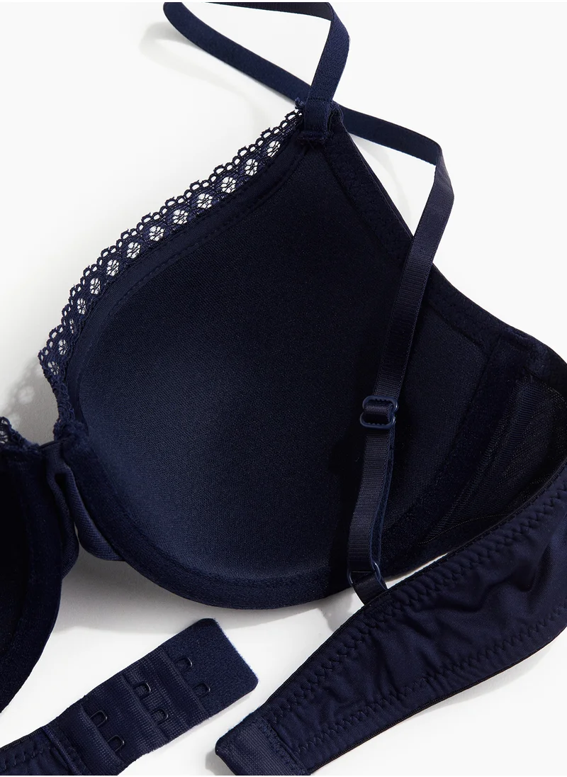 H&M 2-Pack Padded Underwired Microfibre Bras