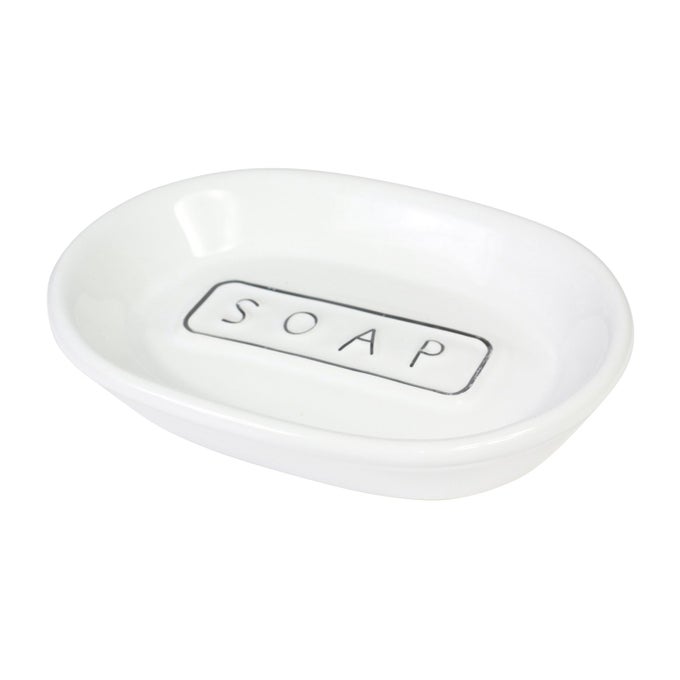 SOAP DISH CERAMIC CLASSIC STYLE