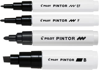 Pilot Pintor Fine Basic Color Water Based Marker 12-Piece Set - view 3