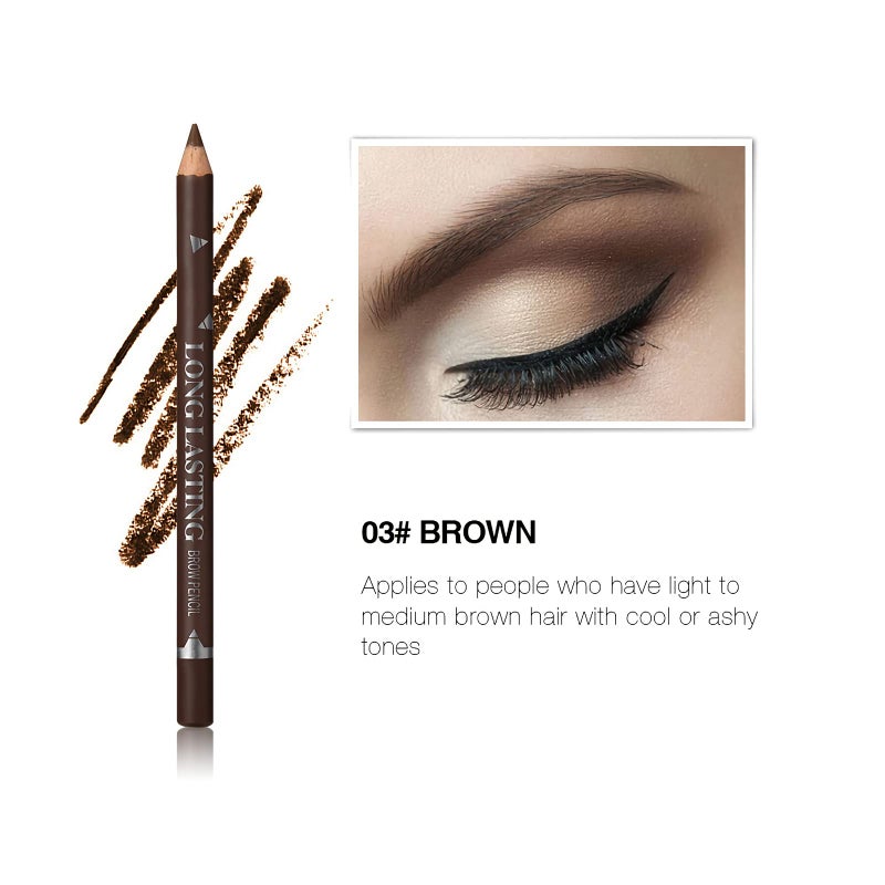 SUMEITANG 12 Pcs Brown Eyebrow Pencil Eyeliner Makeupï¼ŒSoft Texturedï¼ŒEasy to Colorï¼ŒLong Lastingï¼ŒWaterproof Eyebrow Pen for Fills in Sparse Areas and Gapsï¼ŒCreate a Natural Eye Brow - Image 2