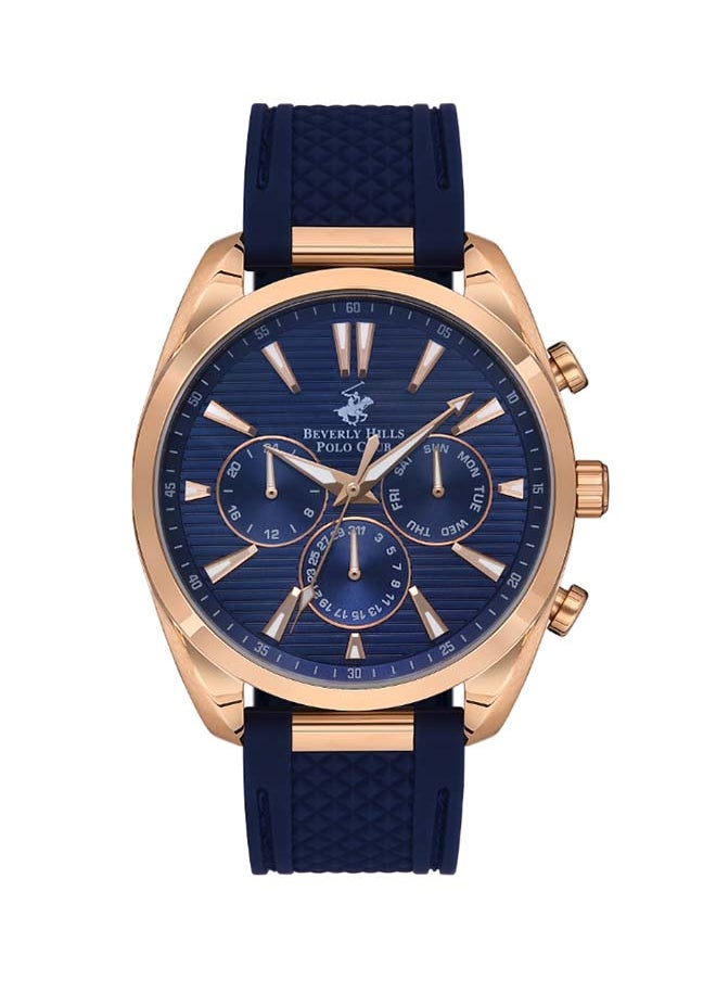 BEVERLY HILLS POLO CLUB - Men's Multi Function Dark Blue Dial Watch - BP3337X.499 - Image 1