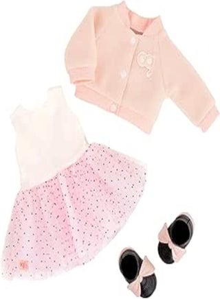 Our Generation Ballet Academy Outfit for 18 Inch Doll, Pink Varsity Dress and Jacket Set - pzsku/ZBE13B07C0DDDCABA7441Z/45/1745181289/6fbf1305-8d48-48d6-aeac-87e38816c806