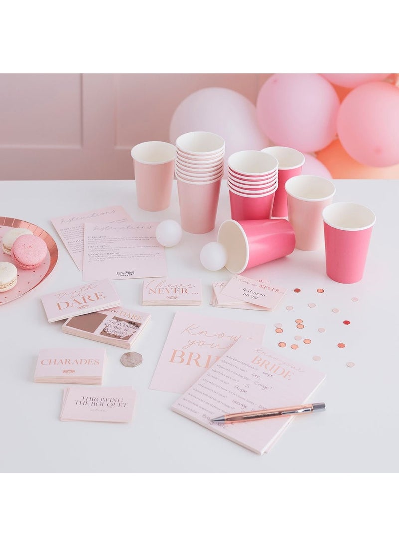 Ginger Ray Bachelorette Party Games Kit Pink Rose Gold - Image 2