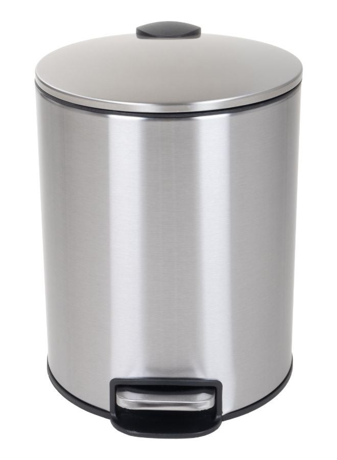Orchid ORCHID Stainless Steel Classico 5L Pedal Bin, Soft-Close Trash Can, Compact and Modern for Bathroom, Kitchen, or Office  - Image 1
