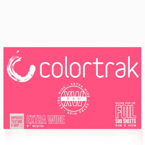 Colortrak Hair Coloring Popup Foil Box - Extra Wide 9-Inch X 10.75-Inch Sheets, Professional and Convenient, Pre-Cut and Easy to Grab During Processing, 500 Sheets Per Box - Image 5