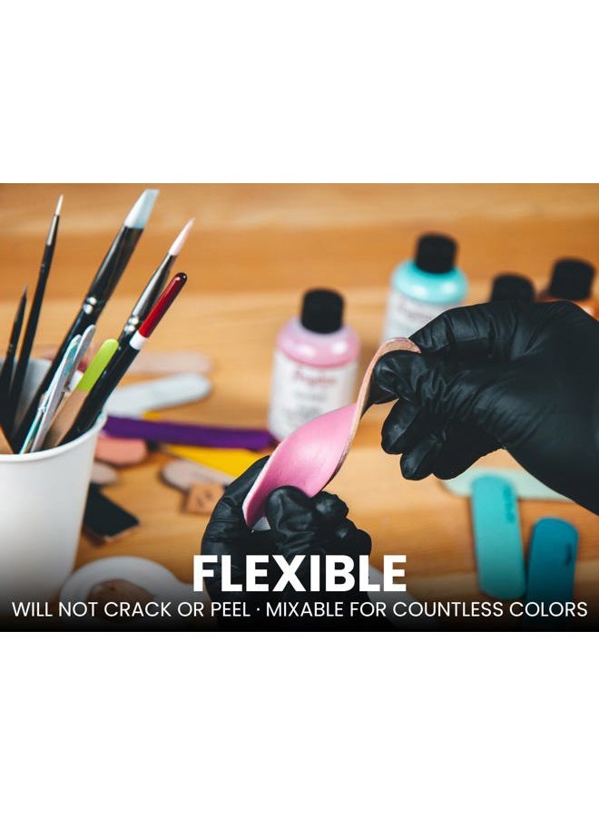 Angelus Acrylic Leather paint, Black, 1oz - Image 4