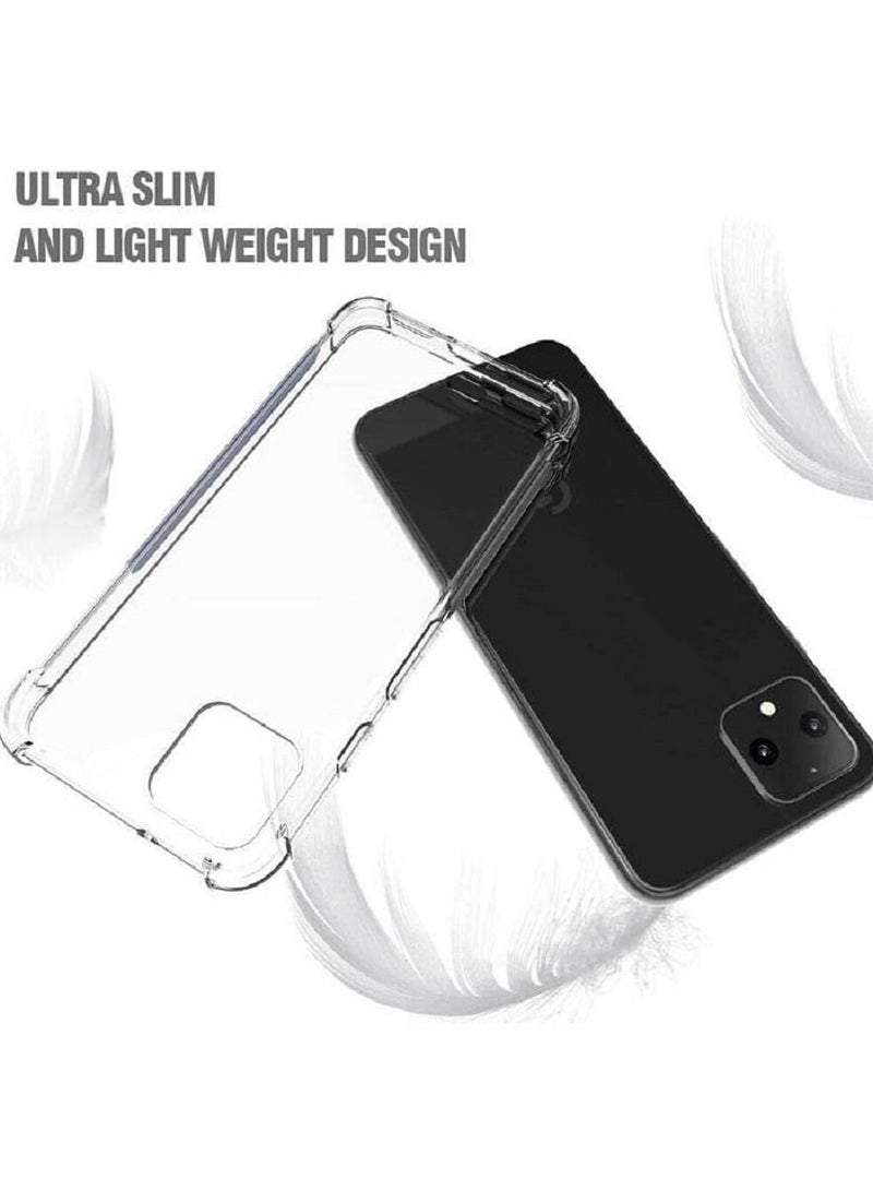 vesus ANTI-SCRATCH CLEAR TPU BACK COVER WITH CORNER BUMPERS FOR GOOGLE PIXEL 4 - Image 2