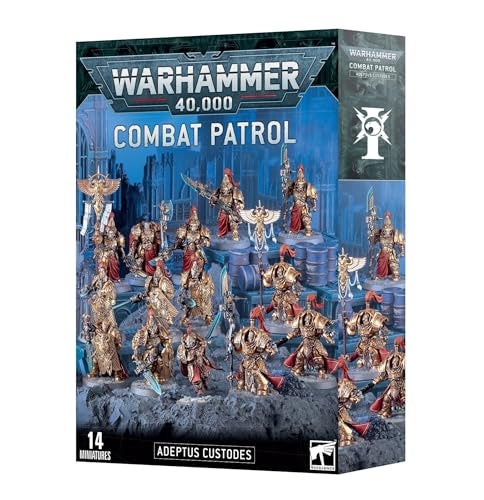 Warhammer Games Workshop 40000 Combat Patrol Adeptus Custodes 2024 Edition - Image 1
