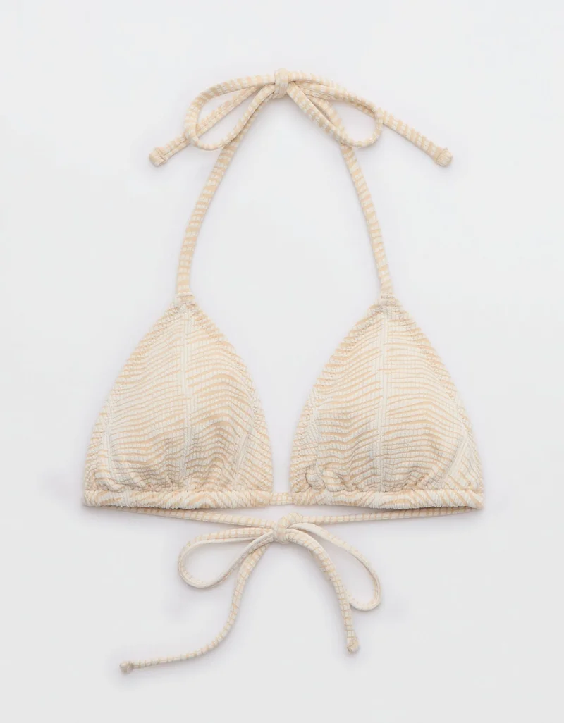 Aerie The Sun-Lover Jacquard Bikini Top