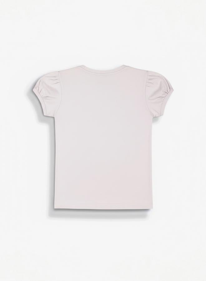 Looney Tunes Graphic Print Round Neck Fashion T-shirt - Image 2