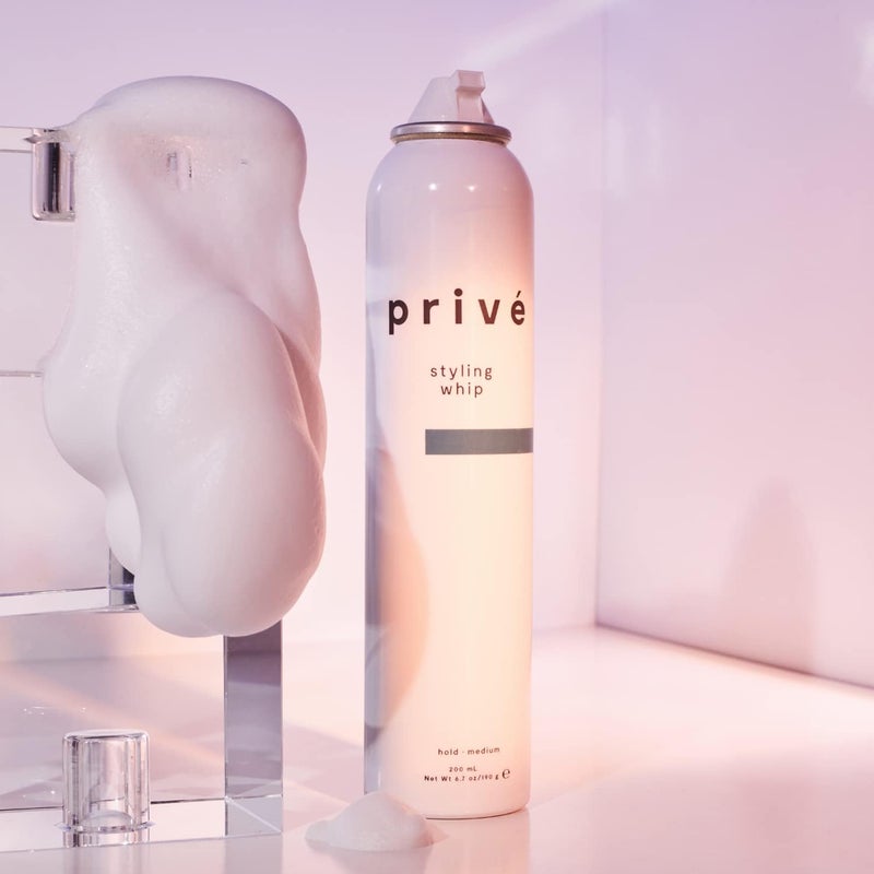 Prive Styling Whip - Volumizing Mousse for Fine and Curly Hair, 200 ml - Image 3