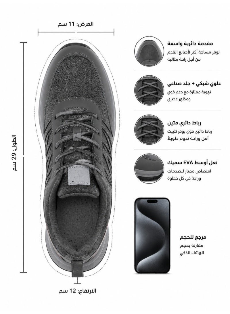 الكِفَّانُ الرياضِيُّ للرِّجَالِ مع الارتداد الديناميكي | القاعدة الناعمة للغاية واللامزلقة | وسادة الارتداد المريحة | للجيم والجري والتمرين اليومي - Image 4