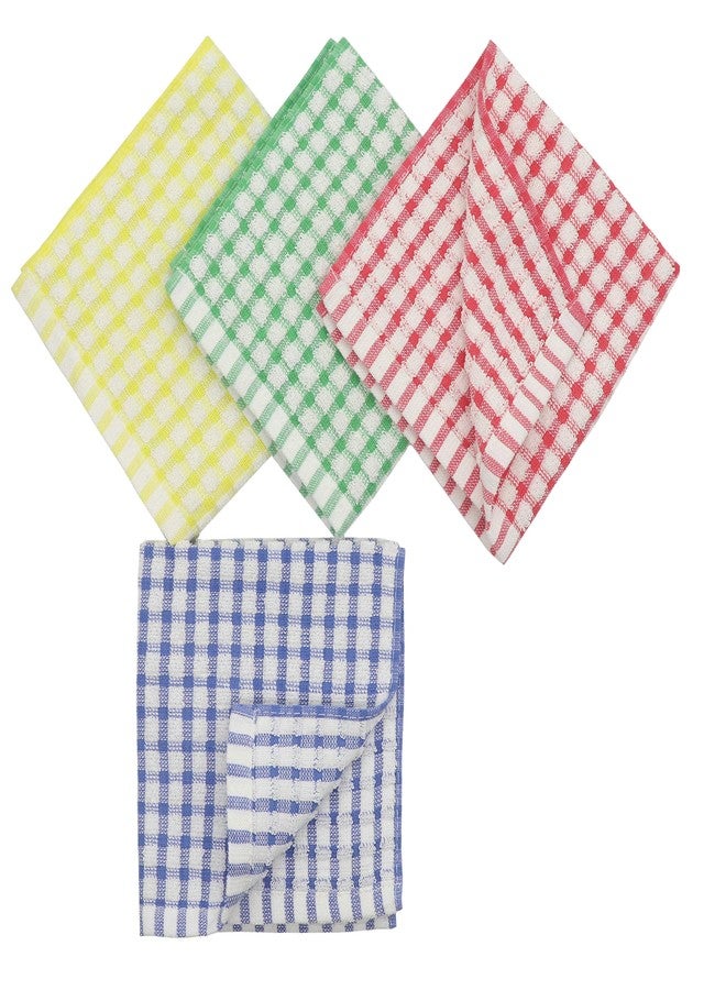 HFGBLG Cotton Cleaning Rags Terry Dish Cloths for Washing Dishes, Set of 8 Dish Rags for Cleaning, Light and Soft Dish Towels for Kitchen Drying Dishes, 11.8 Inch x 11.8 Inch (Mix Color) - Image 4