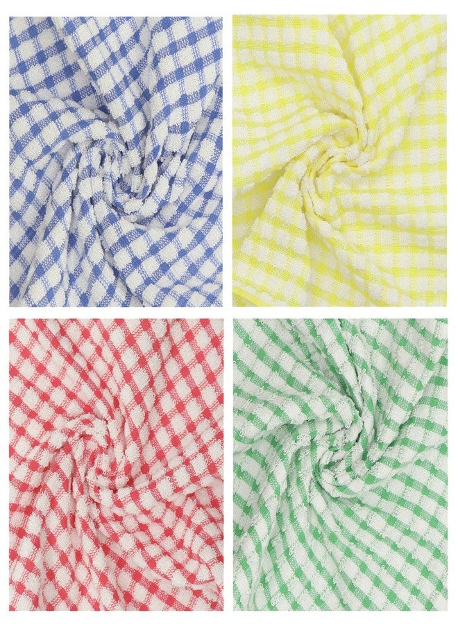 HFGBLG Cotton Cleaning Rags Terry Dish Cloths for Washing Dishes, Set of 8 Dish Rags for Cleaning, Light and Soft Dish Towels for Kitchen Drying Dishes, 11.8 Inch x 11.8 Inch (Mix Color) - Image 5