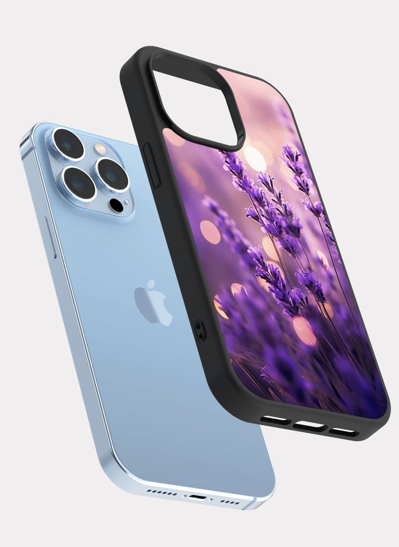 PXLAAT iPhone 13 Pro Max case cover Lavender flowers  - Image 2