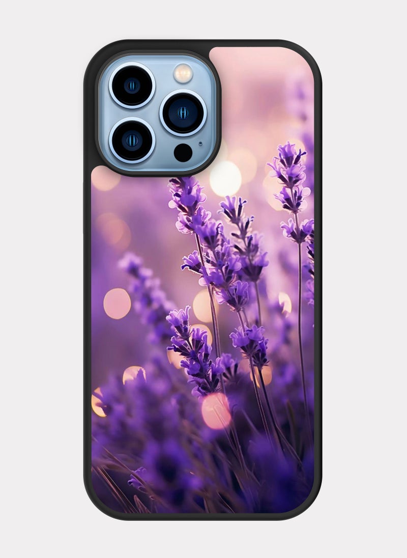 PXLAAT iPhone 13 Pro Max case cover Lavender flowers  - Image 1
