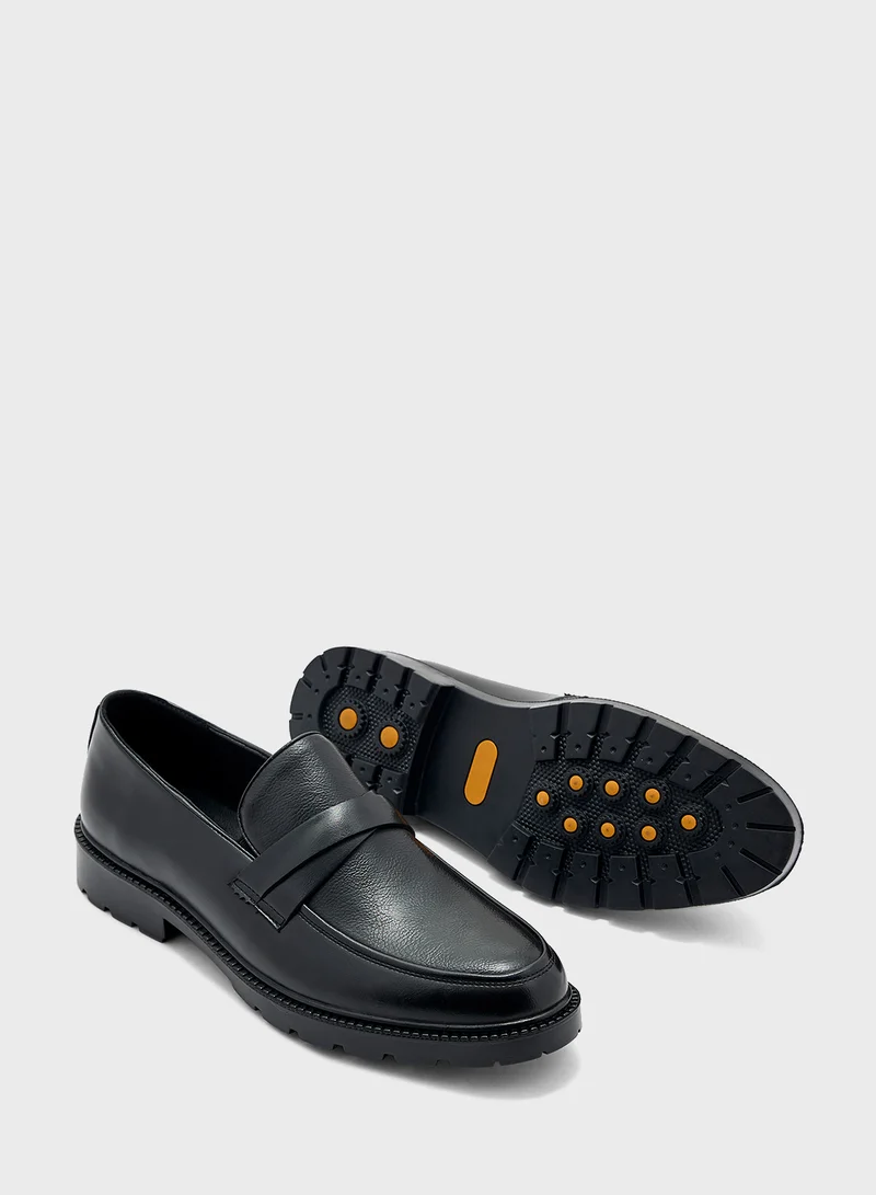 Robert Wood Chunky Formal Loafers