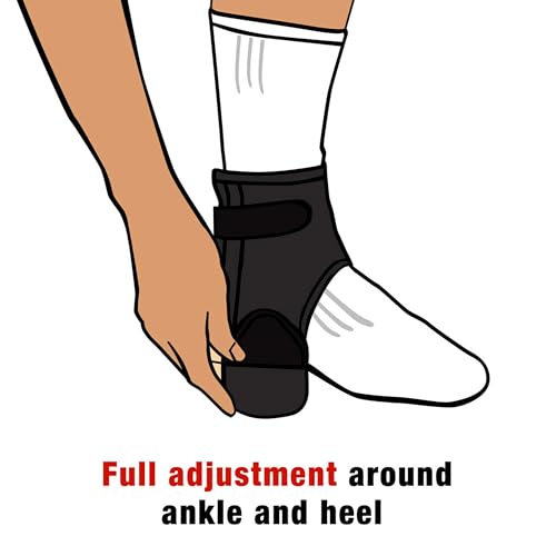 ACE Ankle Brace with Side Stabilizers, Adjustable, Black, 1/Pack - Image 4
