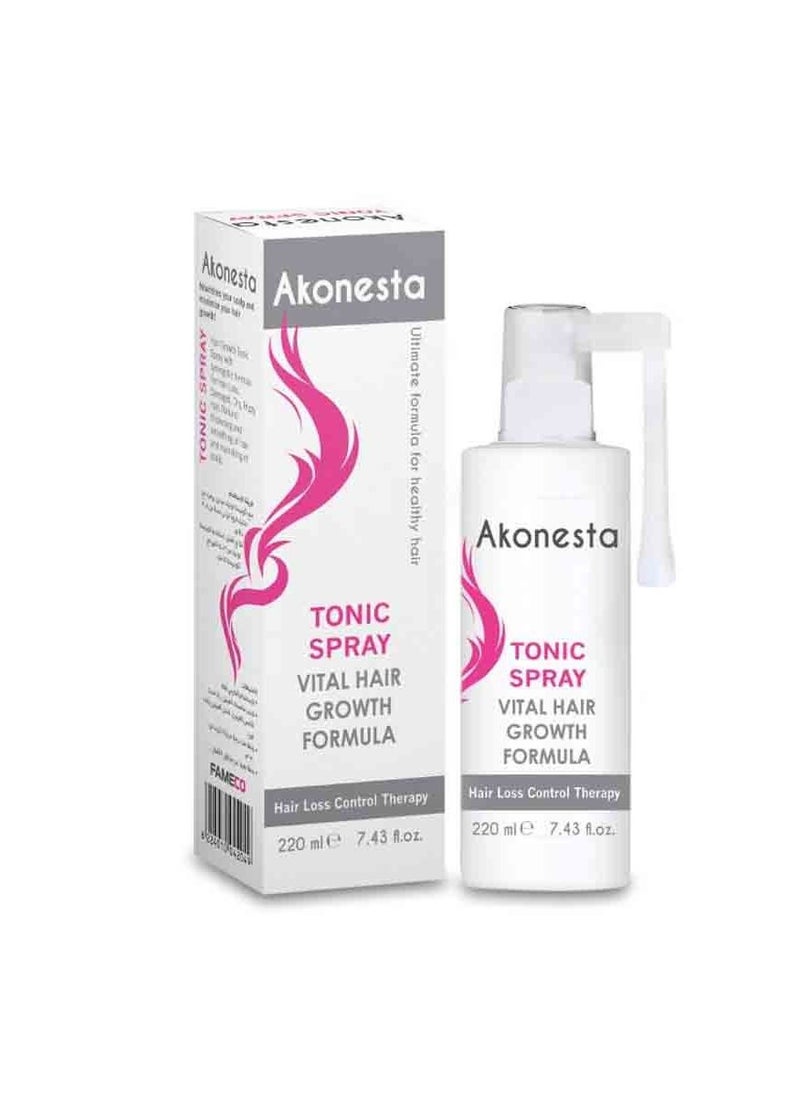 AKONESTA - Hair Tonic Spray Vital Hair Growth Formula 220 ml - Image 1