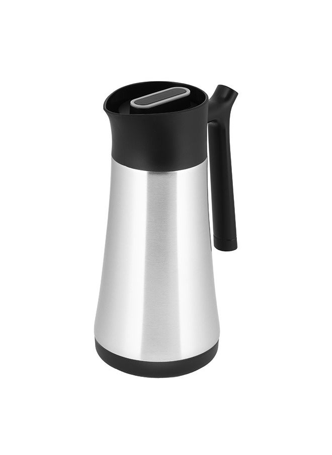 Alsaif Alsaif Eva Stainless Steel Thermal Coffee Carafe Double Wall Vacuum Dispenser For Serving Tea And Coffee Silver  - Image 2