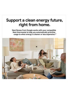 Google Nest 3rd Generation learning programmable Thermostat Polished Steel - T3019US  - Image 4