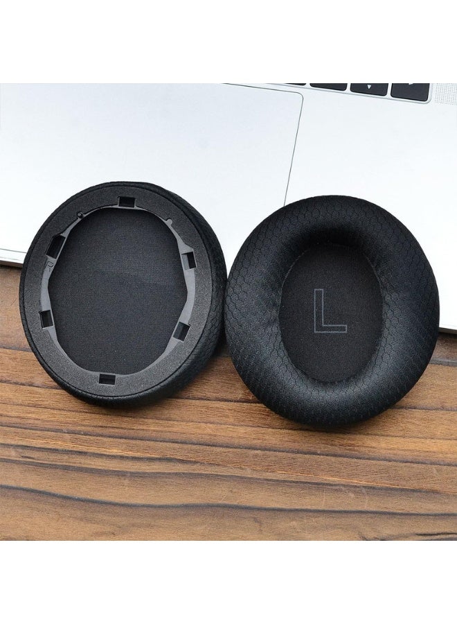Replacement Ear Pads for Soundcore Q30 Headphones, Upgraded Mesh Fabric Earpad Cushions for Anker Soundcore Life Q30/Q35 with High-Density Memory Foam, Breathable & Softer (Black) - Image 5
