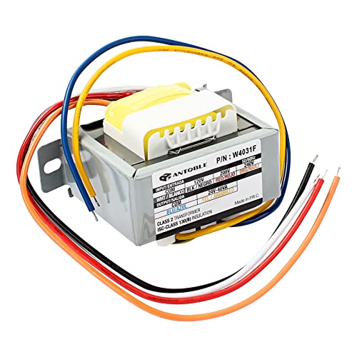 ANTOBLE 40VA Control Transformer Primary 120, 208, 240V Secondary 24V AC HVAC Heater Furnace Transformer Multi Tap Class 2 Control with Foot Mount Replacement Part for Jard 4031F Packard 42440 - Image 1