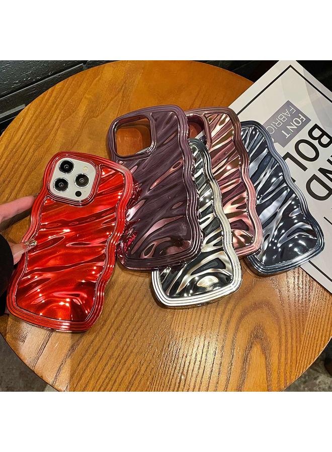 اس-توب جراب لهاتف iPhone 15 Pro Max مصنوع من مادة TPU الهجينة المطلية بالبولي كربونات والمطلية بموجة - Image 3