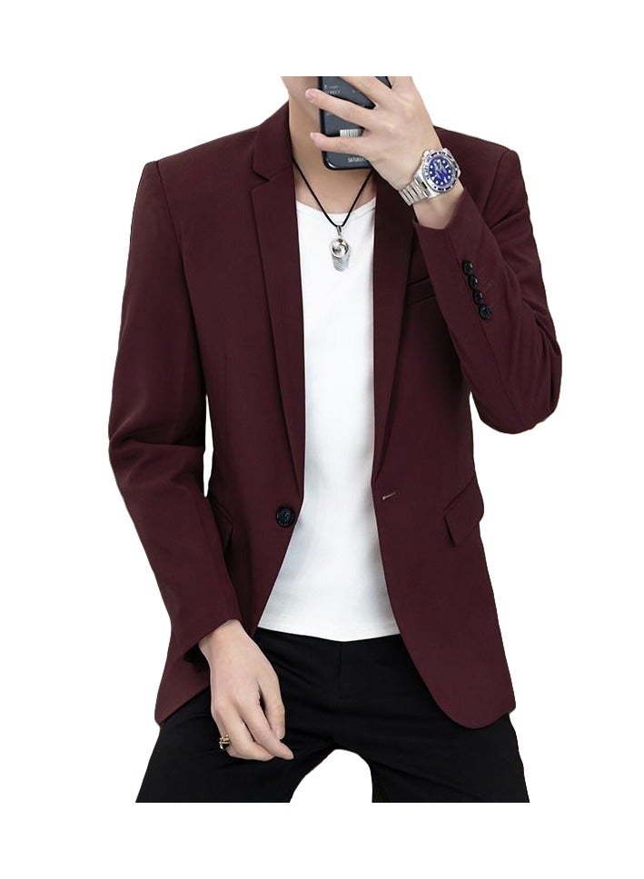 Shougu New Business Casual Slim-fit Suit Jacket  - Image 1