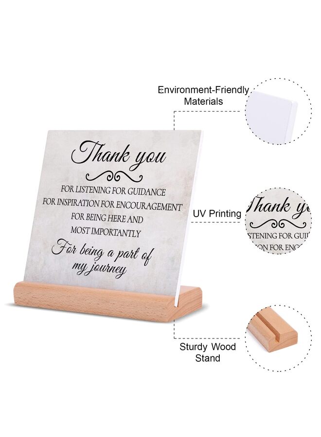 لافتات مع وودن ستاند، أفضل يوم مدير، تقدير ترك بعيدا للرؤساء قائد المعلم، ديكور مكتب المكتب - Image 2