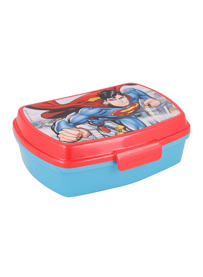 STOR صندوق غداء سوبر مان للأطفال مع آلية قفل سهلة - Image 1