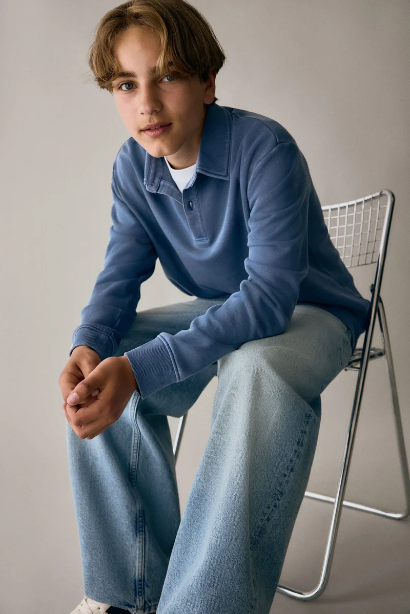 اتش اند ام جينز فضفاض للغاية